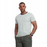 Koszulki męskie - T-shirt męski 100% bawełna szarozielony V2 OM-TSCT-22SS-004 L - miniaturka - grafika 1