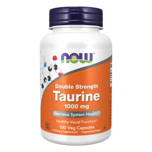 Now Foods Foods Foods Tauryna - Taurine 1000 mg (100 kap) - Witaminy i minerały - miniaturka - grafika 1