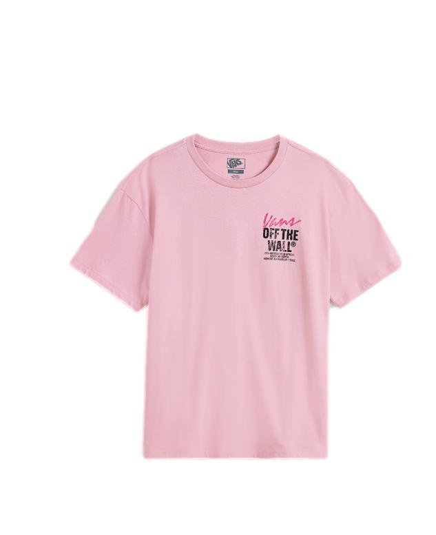 T-shirt Damski VANS Lady Wall Outsized SS Pink Dawn VN000PS3EN71 M