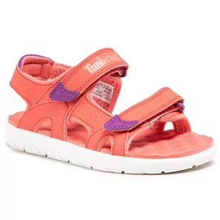 Timberland Sandały Perkins Row 2-Strap TB0A2D1R801 Dark Pink - Sandały damskie - miniaturka - grafika 1