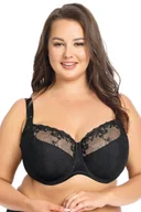 Biustonosze - Gaia 899m goldie maxi czarny 2 70k biustonosz półusztywniany - miniaturka - grafika 1