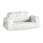 Biała sofa rozkładana odpowiednia na zewnątrz Karup Design OUT™ Hippo White