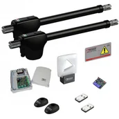 Zestawy do bram - ROGER Zestaw do bram skrzydłowych KIT MONOS4 F o max długościach skrzydeł 4m+4m - miniaturka - grafika 1