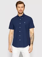 Koszule męskie - Ralph Lauren Polo Koszula 710867700003 Granatowy Custom Fit - miniaturka - grafika 1