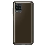 Etui i futerały do telefonów - Samsung Etui Soft Clear Cover do Galaxy A12 Czarny - miniaturka - grafika 1