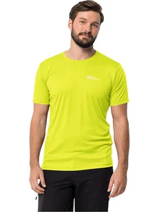 Jack Wolfskin Koszulka sportowa "Tech" w kolorze żółtym - Koszulki sportowe męskie - miniaturka - grafika 1