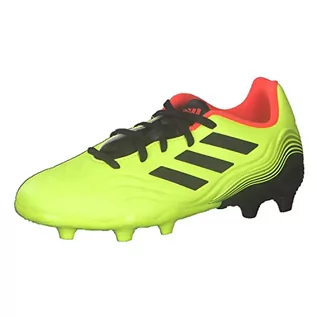 Buty dla chłopców - adidas Cover Sense.3 FG J, trampki chłopięce unisex, Team Solar Żółty Core Black Solar Czerwony, 31 EU, Team Solar Yellow Core Black Solar Red, 31 EU - grafika 1