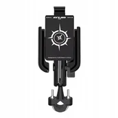 Pozostałe akcesoria do telefonów - GUB P50 P-50 UCHWYT ROWEROWY MOTOCYKLOWY NA TELEFON U-CLIP 360 KIEROWNICA - miniaturka - grafika 1