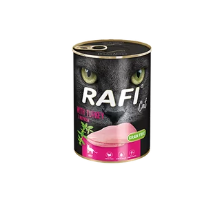 Rafi Cat Adult z indykiem 400g - Mokra karma dla kotów - miniaturka - grafika 1