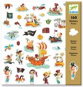Zabawki kreatywne - Djeco Zestaw naklejek 160 cz. piraci DJ08839 - miniaturka - grafika 1