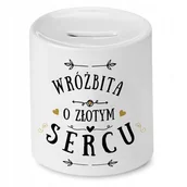 Skarbonki - Dla Wróżbity Skarbonka na Urodziny Na Prezent z Nadrukiem ze Zdjęciem + Opakowanie na prezent (wzór 04) - miniaturka - grafika 1