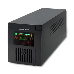 Qoltec Zasilacz awaryjny UPS MONOLITH | 1000VA | 600W | LCD | USB (53953) - Zasilacze awaryjne UPS - miniaturka - grafika 1