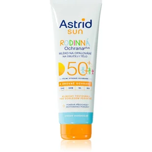 Astrid Sun Family Milk SPF50+ preparat do opalania ciała 250 ml unisex - Balsamy i kremy do opalania - miniaturka - grafika 1