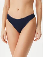Majtki damskie - Tommy Hilfiger Stringi UW0UW05214 Granatowy - miniaturka - grafika 1