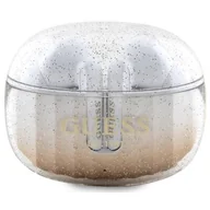 Słuchawki - Guess słuchawki Bluetooth GUTWSHDGKEED TWS + stacja dokująca złoty/gold Glitter Gradient - miniaturka - grafika 1