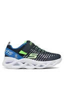 Buty dla chłopców - Skechers Sneakersy Novlo 401650L/NVBL Szary - miniaturka - grafika 1