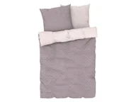 Pościel - LIVARNO home Pościel z mikrowłókna satynowego, 220 x 200 cm (Wzorzysty/różowy) - miniaturka - grafika 1