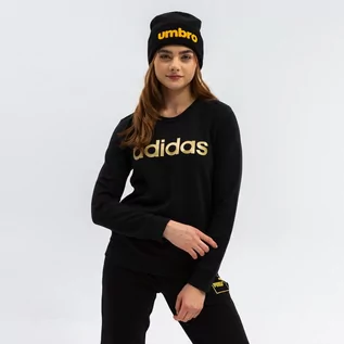 Bluzy damskie - ADIDAS BLUZA W LIN OV FL HD - grafika 1