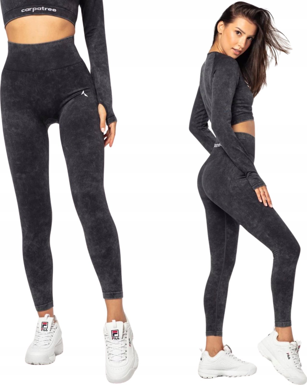 DAMSKIE LEGGINSY SPORTOWE CARPATREE YASMINE NA SIŁOWNIĘ SEAMLESS R L