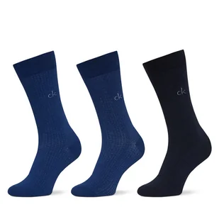 Skarpety długie Calvin Klein 701235981 Granatowy - Skarpetki męskie - miniaturka - grafika 1