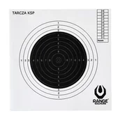Tarcze i kulochwyty - Tarcza strzelecka Range Solutions KSP karabin sportowy, 20x20cm, 100szt. - miniaturka - grafika 1