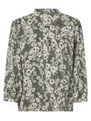 Bluzki damskie - Opus - Bluzka damska  Falindo, wielokolorowy|zielony - miniaturka - grafika 1