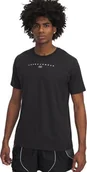 Koszulki męskie - Koszulka męska Under Armour Stacked Logo SS czarna 6000211 001 L - miniaturka - grafika 1