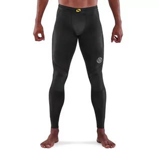 Spodnie sportowe męskie - SKINS Legginsy termoaktywne Series-3 Black S - grafika 1