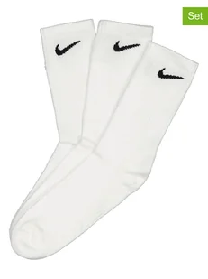 Nike Skarpety (3 pary) "Cushion Crew" w kolorze białym - Skarpetki męskie - miniaturka - grafika 1