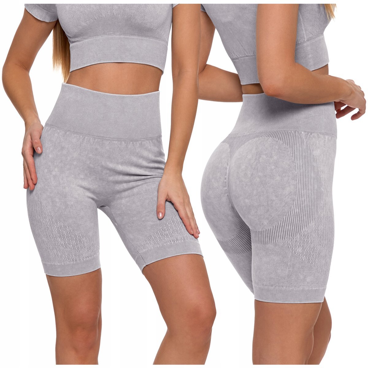 Legginsy KOLARKI Krótkie SPODENKI SZORTY DAMSKIE MORAJ Push-up r. S/M