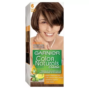 Garnier Color Naturals 6 Ciemny Blond - Farby do włosów i szampony koloryzujące - miniaturka - grafika 1