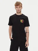 Koszulki męskie - Volcom T-Shirt Tooflow A3512551 Czarny Classic Fit - miniaturka - grafika 1