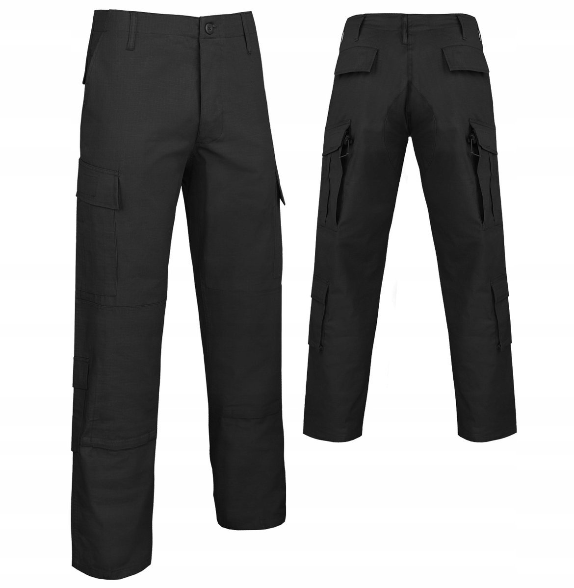 Spodnie bojówki wojskowe taktyczne Mil-Tec US ACU RipStop Czarne L