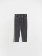 Spodenki dla niemowląt - Reserved - Legginsy z efektem sprania - ciemnoszary - miniaturka - grafika 1