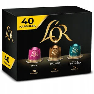 Kapsułki do Nespresso Jacobs Papua New Guinea Colombia India 40 szt. - Kawa w kapsułkach i saszetkach - miniaturka - grafika 1