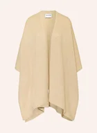 Swetry damskie - Kujten Dzianinowe Wdzianko Valya Z Kaszmiru beige - miniaturka - grafika 1