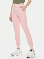 Spodnie sportowe damskie - Guess Spodnie dresowe V2YB18 K7UW2 Różowy Regular Fit - miniaturka - grafika 1