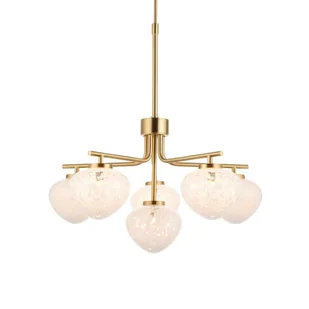Wisząca lampa Nebula z szklanymi kloszami - Oprawy, klosze i abażury - miniaturka - grafika 1
