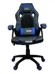 Fotel Gamingowy obrotowy EXTREME Dark Blue - Fotele gamingowe - miniaturka - grafika 1