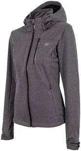 SOFTSHELL DAMSKI 4F H4L19-SFD003 CIEMNY SZARY-M - Bluzy damskie - miniaturka - grafika 1