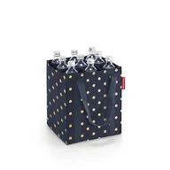 Torby i wózki na zakupy - Torba BOTTLEBAG, metallic dots blue, Reisenthel - miniaturka - grafika 1