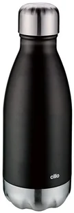 Cilio Butelka termiczna 250 ml (czarny mat) Elegante - Butelki termiczne - miniaturka - grafika 1