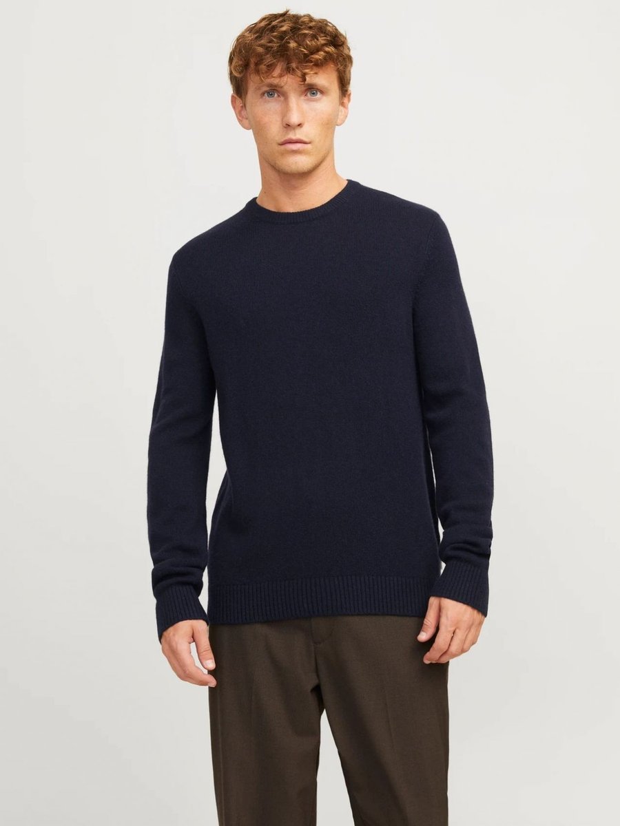 maglie mężczyzna jack and jones 12216799 clambswool night sky