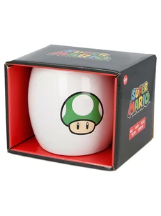 Super Mario Kubek "Super Mario" w kolorze białym - Sztućce dla dzieci - miniaturka - grafika 1