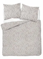 Pościel - Pościel satynowa 140x200 5217b beżowa wzory geometryczne - miniaturka - grafika 1