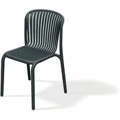 Fotele i krzesła ogrodowe - Krzesło ogrodowe FERNE Brene Czarny - miniaturka - grafika 1