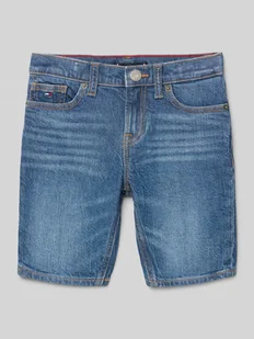 Szorty jeansowe z wyhaftowanym logo model ‘SCANTON’ - Spodnie i spodenki dla chłopców - miniaturka - grafika 1