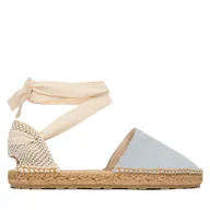 Espadryle damskie - Espadryle LOVE MOSCHINO JA10562G0OIG5701 Błękitny - miniaturka - grafika 1