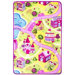 Dywan ulice 100x150 SWEET TOWN ( różowe) Krystynka - Dywany - miniaturka - grafika 1