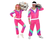 Stroje karnawałowe - Kostium Disco Dres różowy - miniaturka - grafika 1